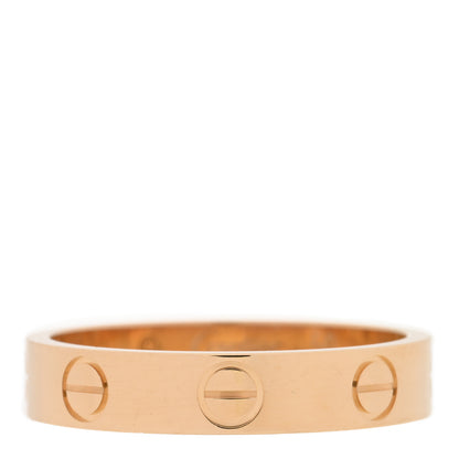 Cartier 18K Yellow Gold 3.5mm LOVE Wedding Band Ring 50 5.25 1 of 5