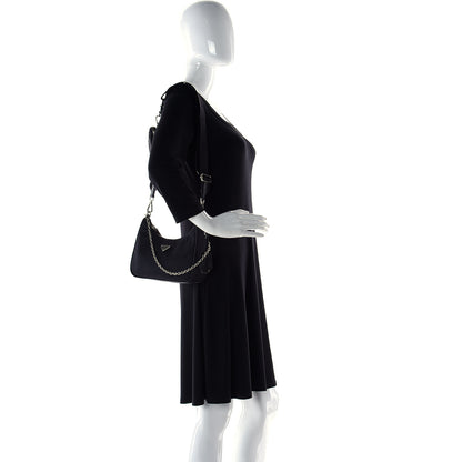 Prada Nylon Re-Edition 2005 Shoulder Bag Black 14 of 14