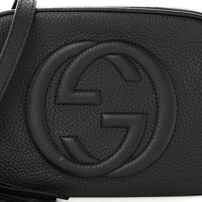 Gucci Pebbled Calfskin Small Soho Disco Bag Black 8 of 17