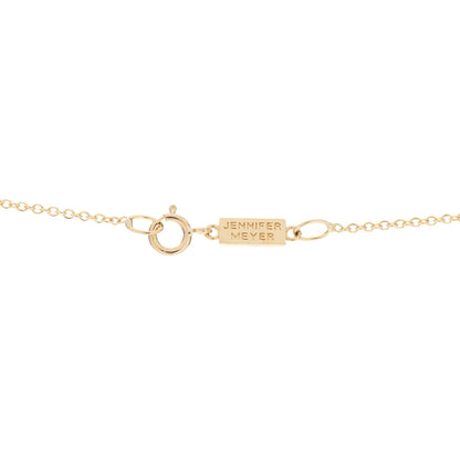 Jennifer Meyer 18K Yellow Gold Wishbone Pendant Necklace 4 of 7