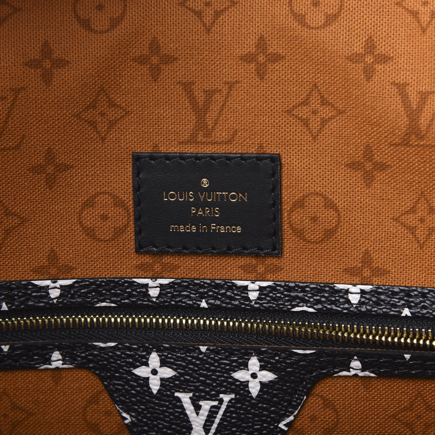 Monogram Giant Crafty Neverfull MM Creme Caramel