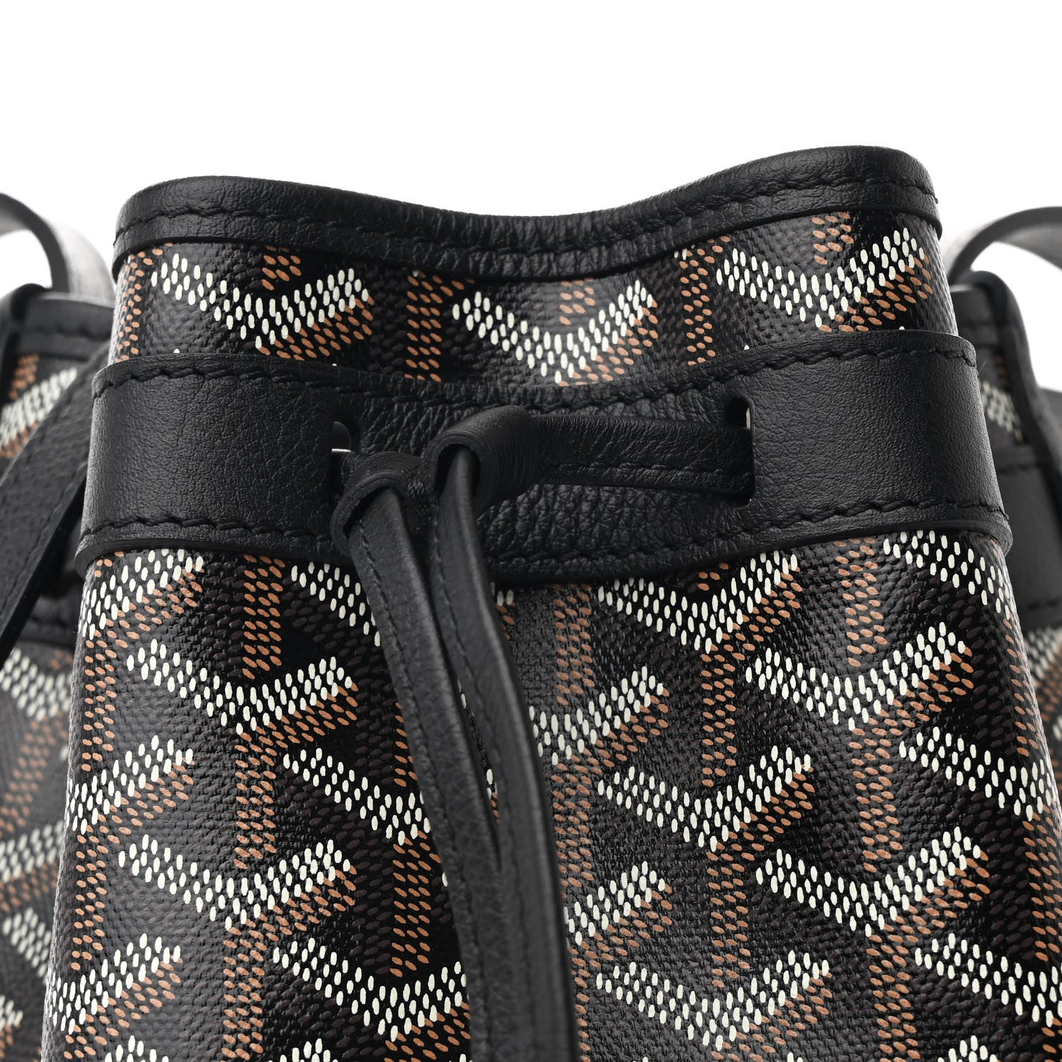 Goyard Goyardine Petit Flot Bucket Bag PM Black 8 of 10