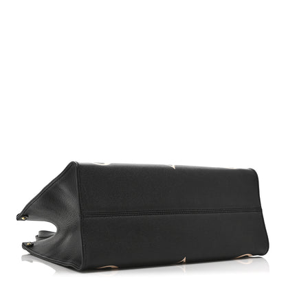 Louis Vuitton Empreinte Monogram Giant Onthego MM Black Beige 4 of 9