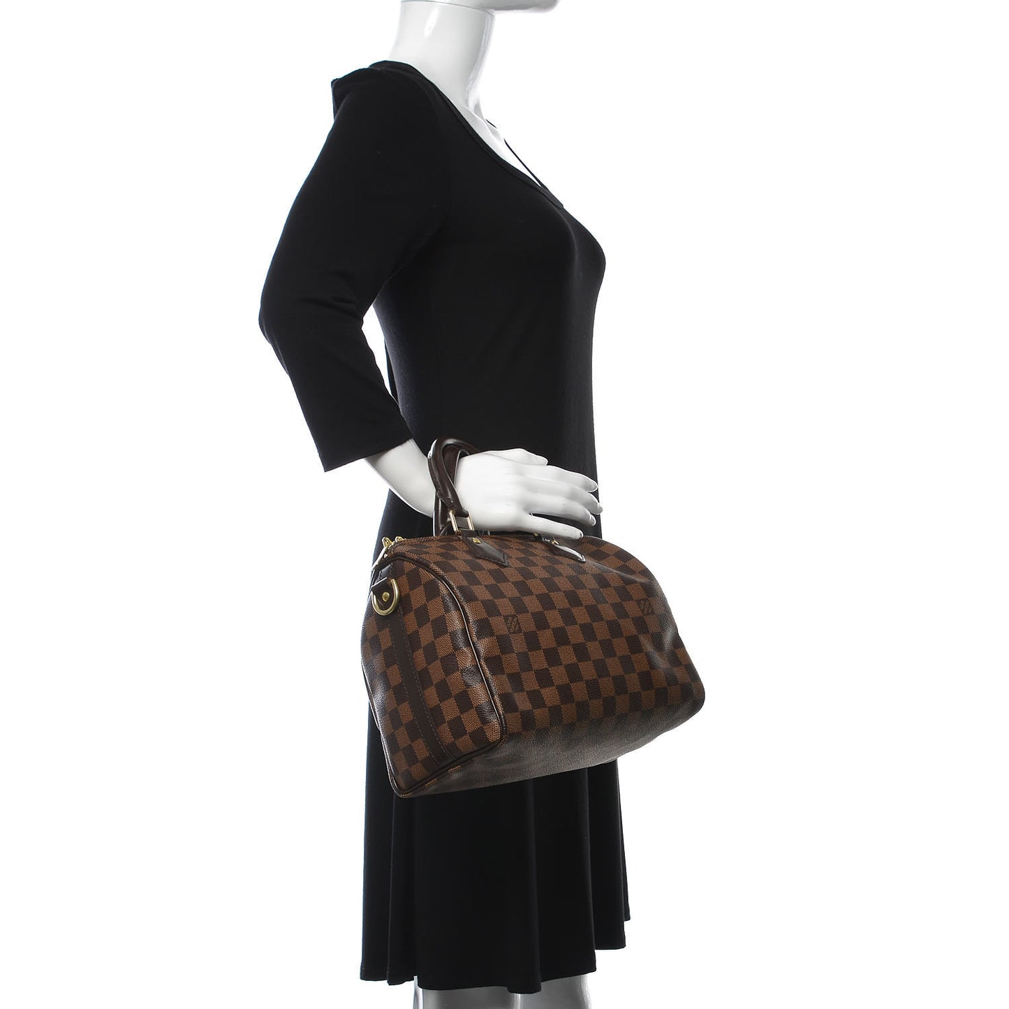 Damier Ebene Speedy Bandouliere 25