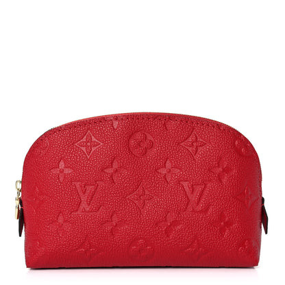 Louis Vuitton Empreinte Cosmetic Pouch Scarlet 1 of 9