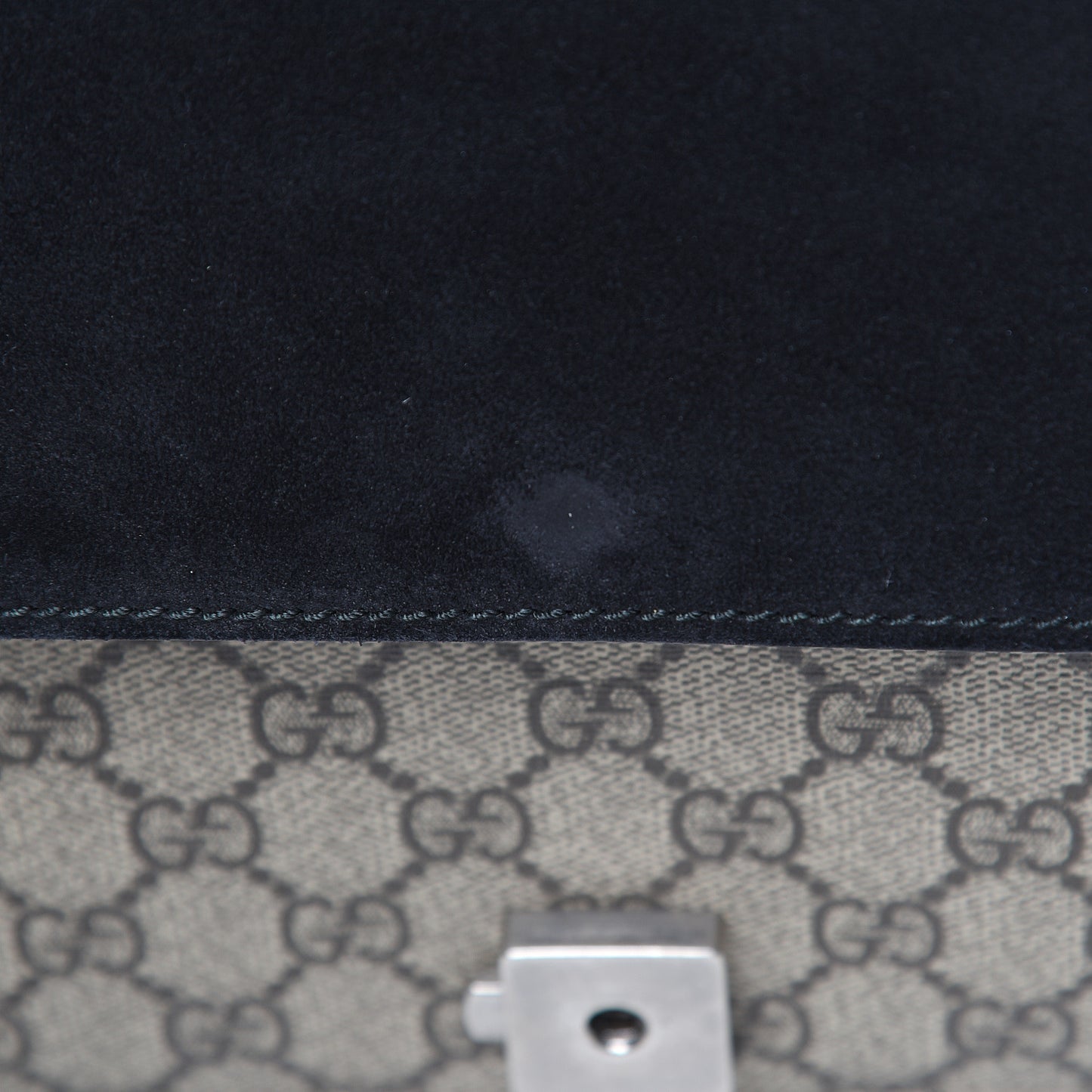 GG Supreme Monogram Small Dionysus Shoulder Bag Black