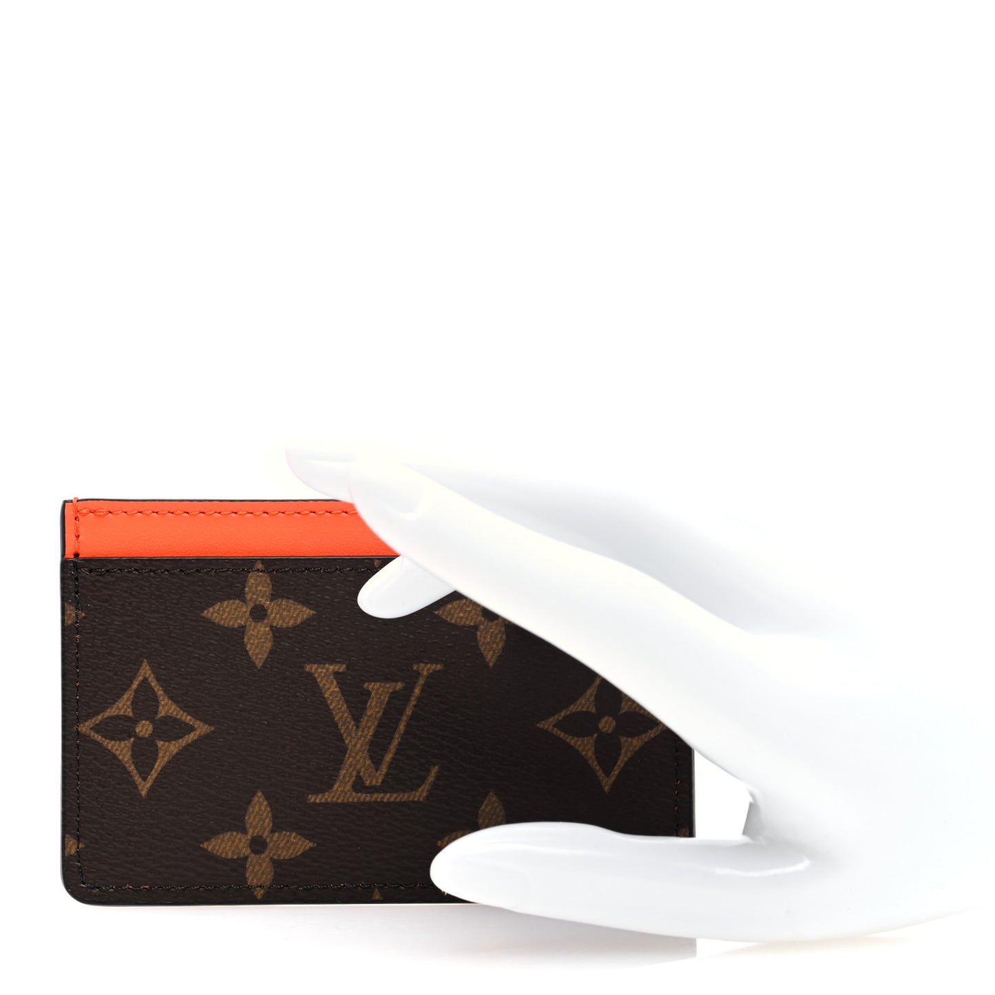 Monogram Card Holder Orange