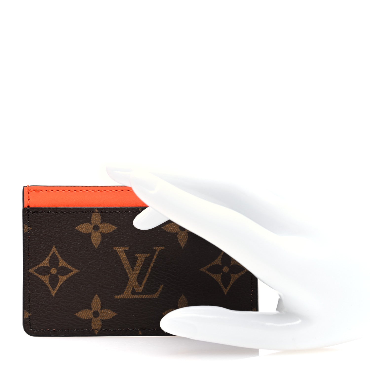 Louis Vuitton Monogram Card Holder Orange 5 of 6
