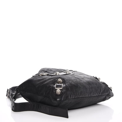 Balenciaga Chevre Giant 21 Silver Hardware Besace Hobo Black 4 of 12