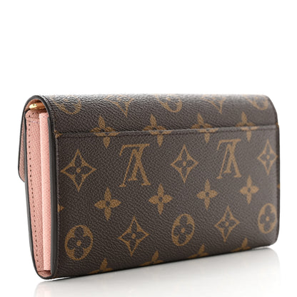 Louis Vuitton Monogram Sarah Wallet NM Rose Ballerine 3 of 6