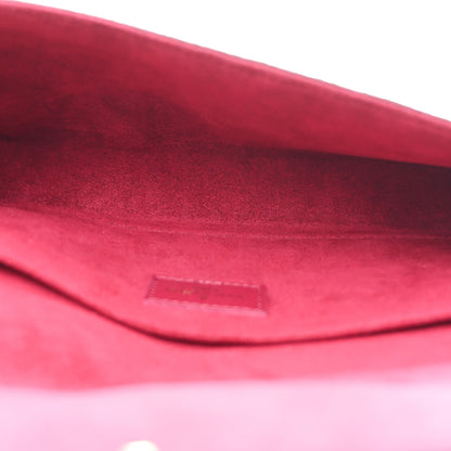 Louis Vuitton Monogram Pochette Felicie Chain Wallet Fuchsia 6 of 13