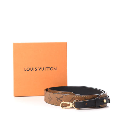 Louis Vuitton Reverse Monogram Bandouliere Shoulder Strap XL Black 5 of 5