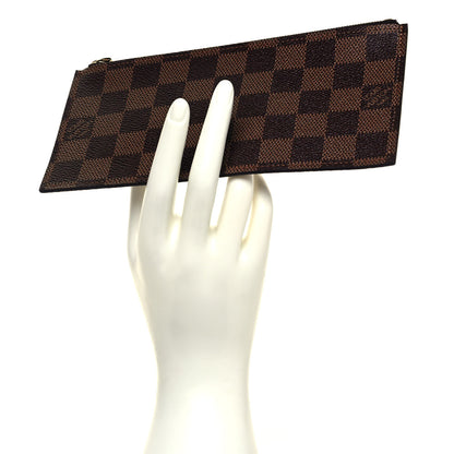 Louis Vuitton Damier Ebene Felicie Chain Wallet Zippered Insert 2 of 6