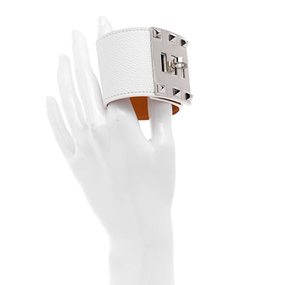 Hermes Epsom Extreme Kelly Bracelet S White 2 of 5
