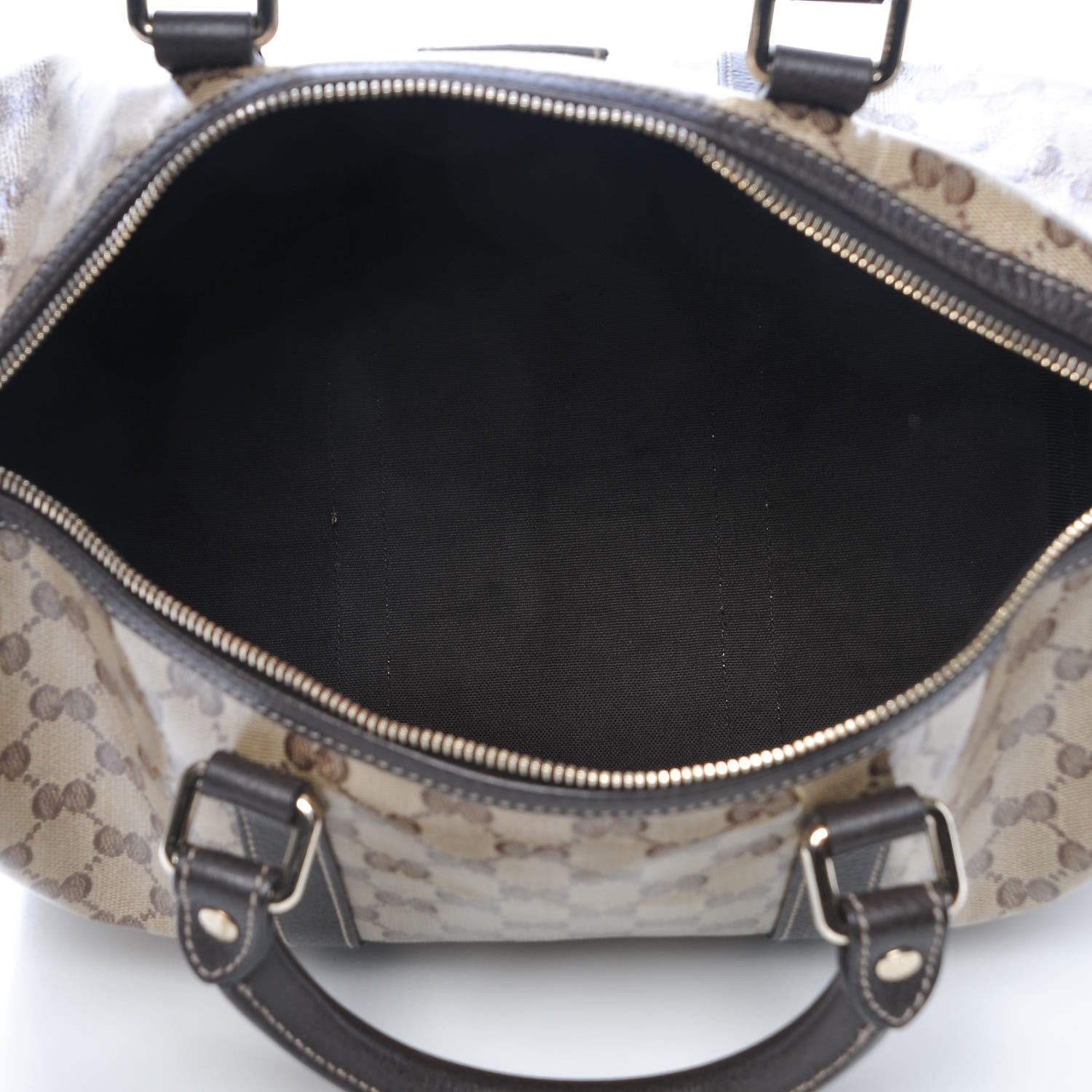 Gucci Crystal Monogram Medium Joy Boston Dark Brown 5 of 8