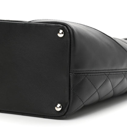 Chanel Calfskin Quilted Medium Cambon Tote Black 10 of 11