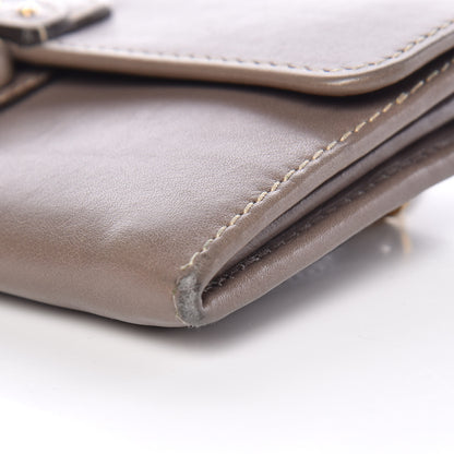 Prada City Calf Continental Flap Wallet Argilla 8 of 18