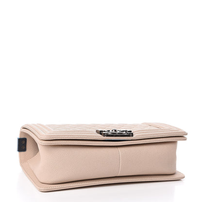 Chanel Caviar Quilted Medium Boy Flap Ivory 4 of 11