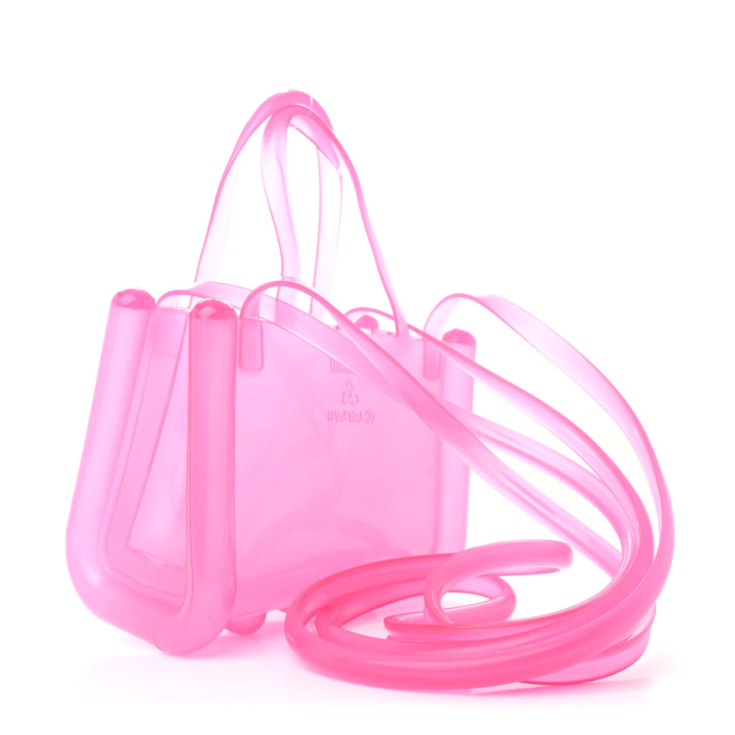 x MELISSA Jelly Small Shopping Bag Clear Pink