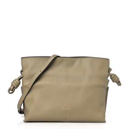 Loewe Calfskin Mini Flamenco Knot Clutch Clay Green 1 of 10