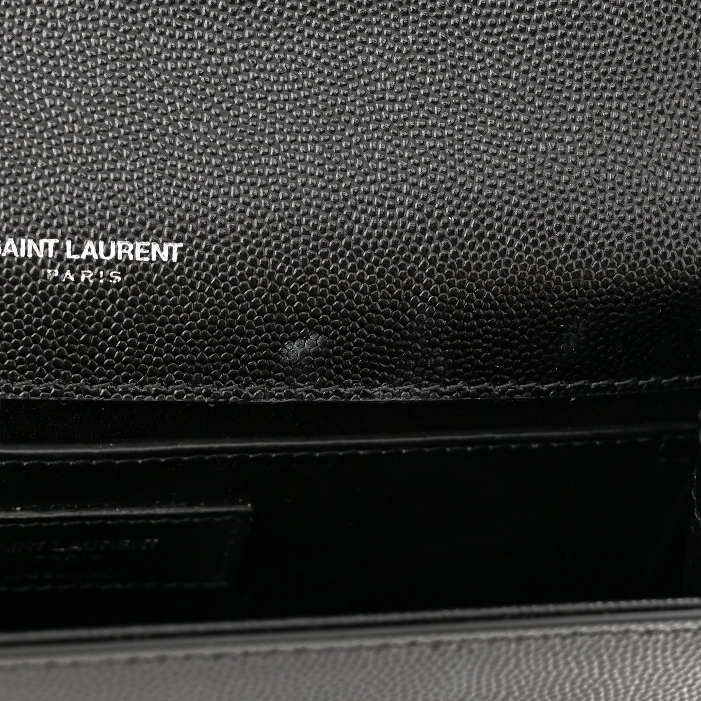 Smooth Calfskin Medium Classic Monogram Kate Tassel Satchel Black