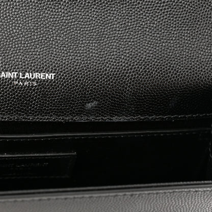 Saint Laurent Smooth Calfskin Medium Classic Monogram Kate Tassel Satchel Black 11 of 11