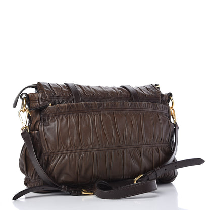 Prada Nappa Gaufre Messenger Tote Noce 3 of 14