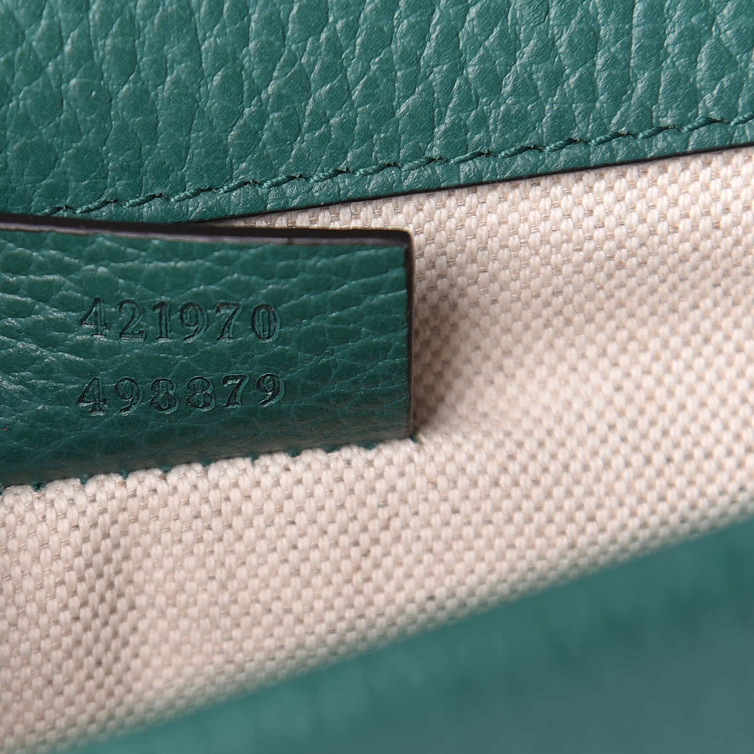 Gucci Calfskin Mini Dionysus Shoulder Bag Emerald 7 of 12