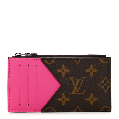 Louis Vuitton Monogram Calfskin Coin Card Holder Rose 1 of 7