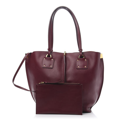 Chloe Smooth Calfskin Medium Vick Tote Burnt Brown 1 of 15