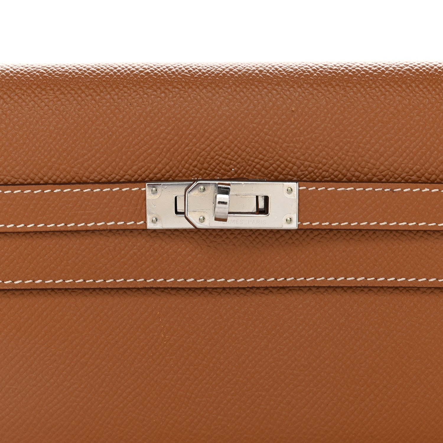 Hermes Epsom Kelly Longue Wallet Gold 8 of 9