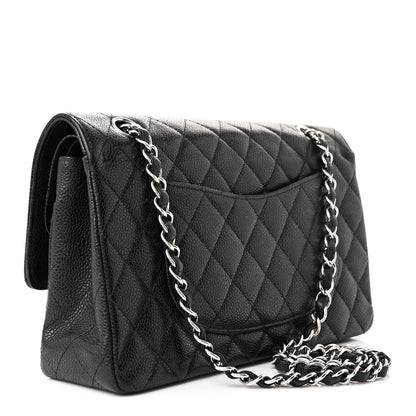 Chanel Caviar Quilted Medium Double Flap Black 3 of 13