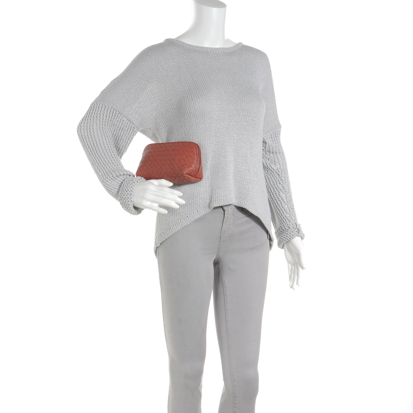 Nappa Intrecciato Small Cosmetic Case Appia