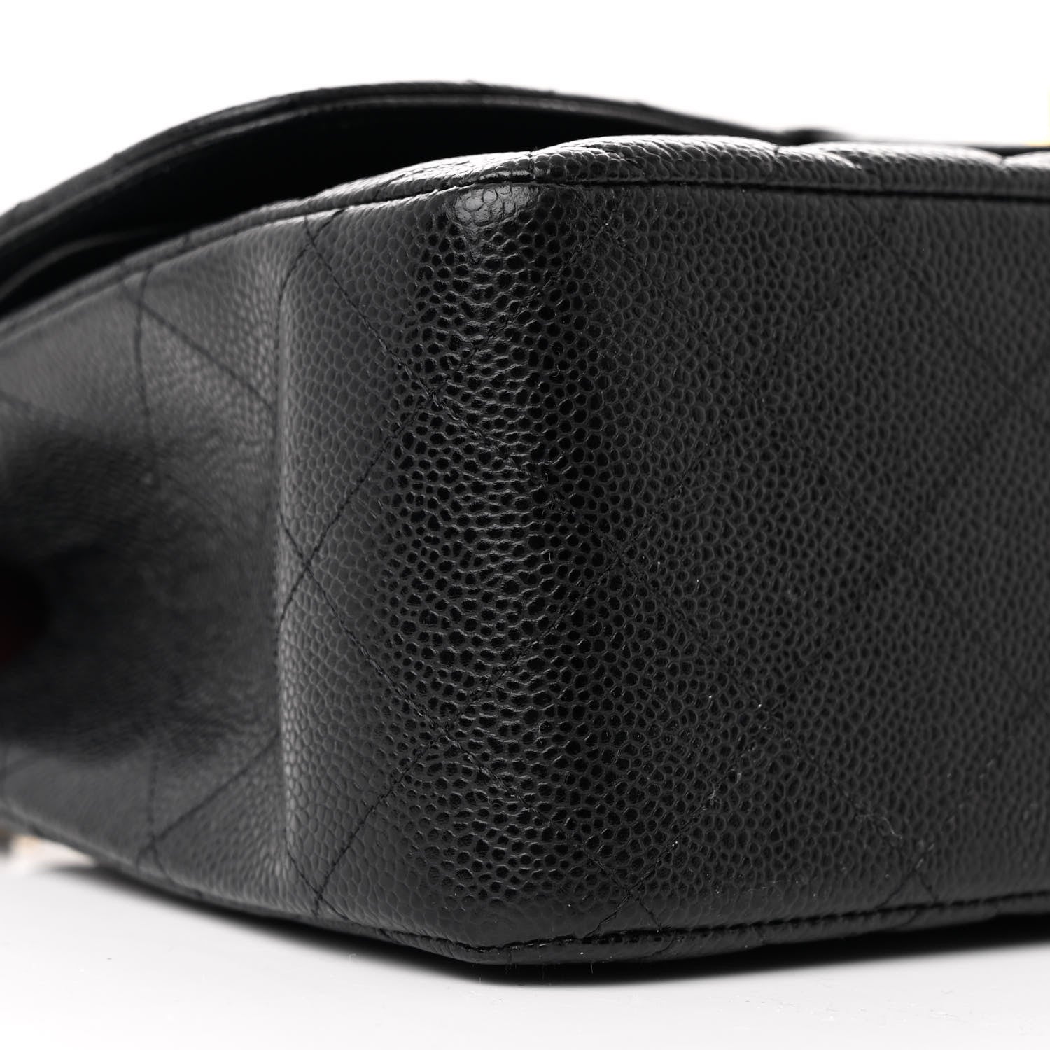 Chanel Caviar Quilted Jumbo Double Flap Black 9 of 10
