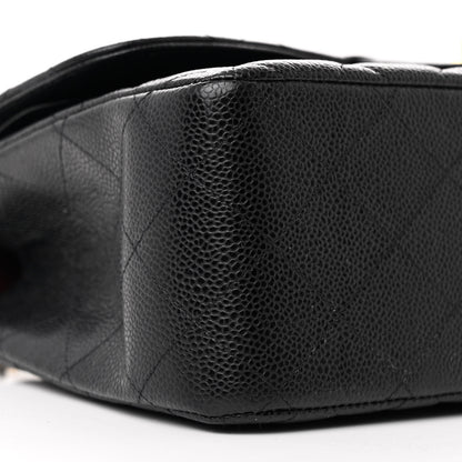 Chanel Caviar Quilted Jumbo Double Flap Black 9 of 10