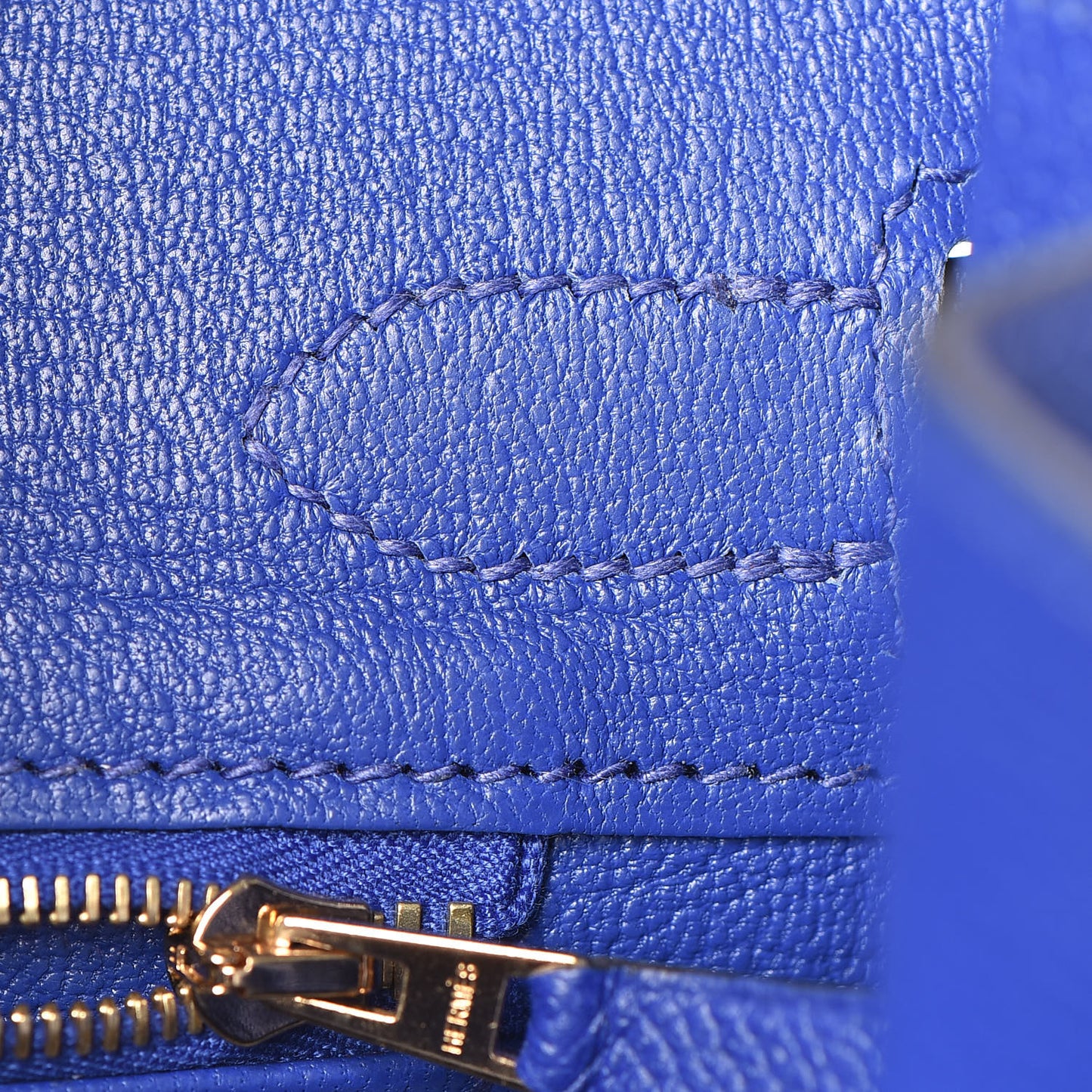 Epsom Birkin 30 Bleu Electrique