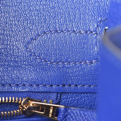 Hermes Epsom Birkin 30 Bleu Electrique 13 of 37