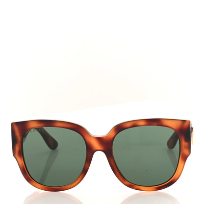 Gucci Acetate Square Frame Sunglasses GG0142SA Tortoise 2 of 9