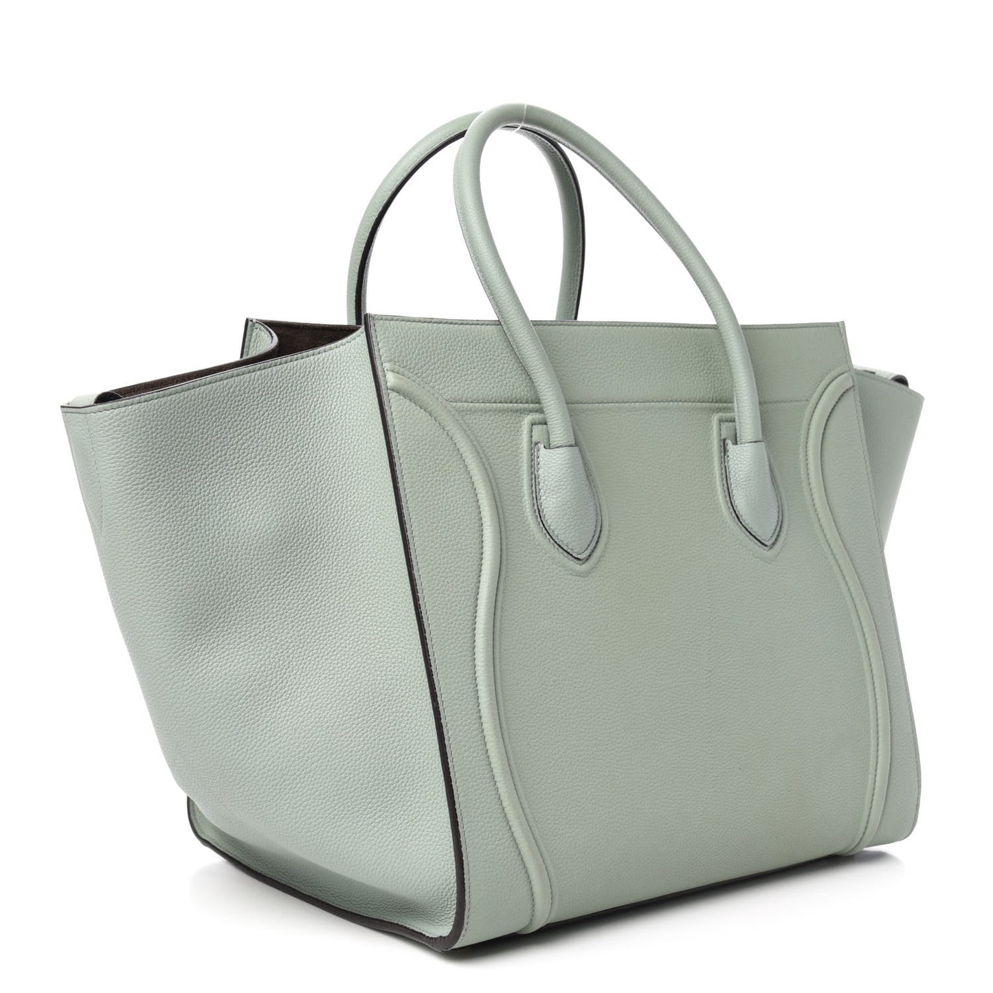 Baby Grained Calfskin Medium Phantom Luggage Jade