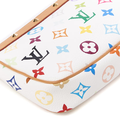 Louis Vuitton Monogram Multicolor Pochette Accessories White 5 of 8