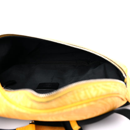 Fendi X SARAH COLEMAN Glazed Fabric Vitello Grace Light Micro FF Vertigo Belt Bag Mimosa 5 of 12