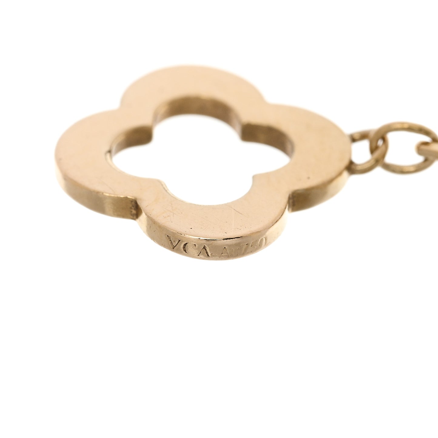 18K Yellow Gold 3 Motifs Byzantine Alhambra Bracelet