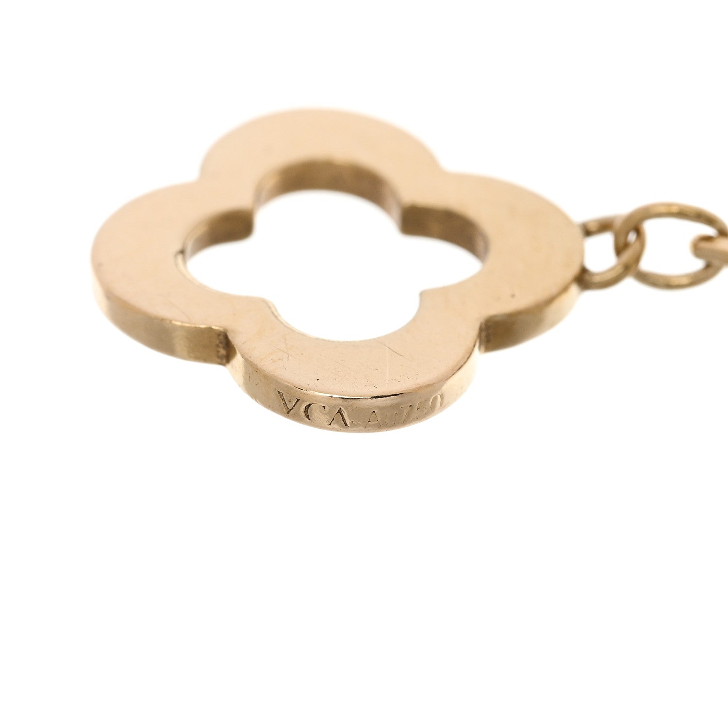 Van Cleef & Arpels 18K Yellow Gold 3 Motifs Byzantine Alhambra Bracelet 4 of 5