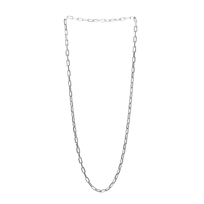 Cartier 18K White Gold SM Santos De Cartier Link Necklace 3 of 5