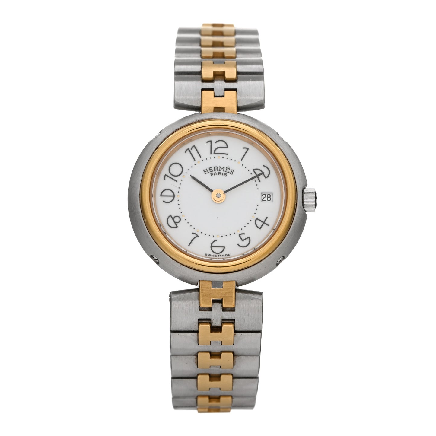 Stainless Steel 25mm Clipper Quartz Watch Gold