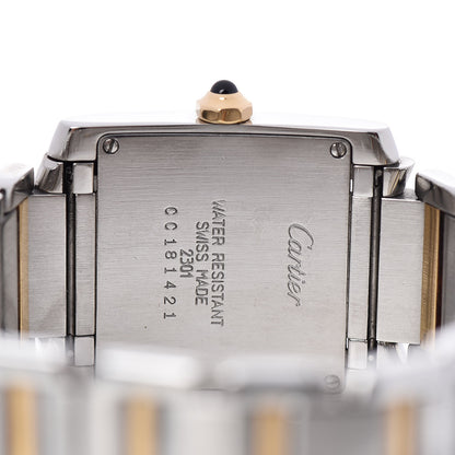 Cartier Stainless Steel 18K Yellow Gold 25mm Tank Francaise Quartz Watch 5 of 5