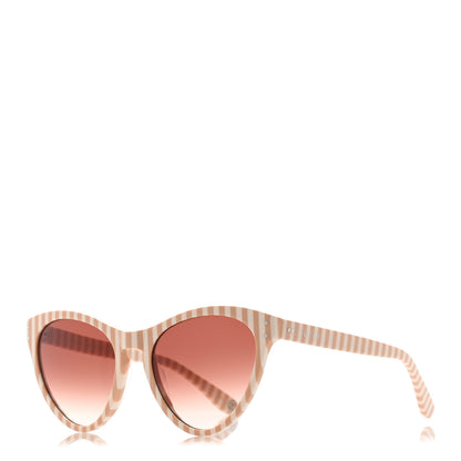 Gucci Cat Eye GG0569S Sunglasses White Pink 1 of 9