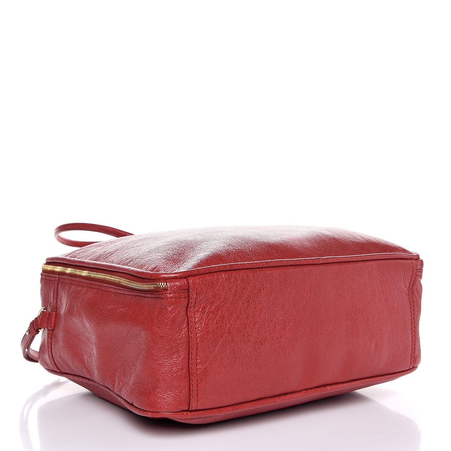 Agneau Medium Blanket Square Tote Rouge Brique
