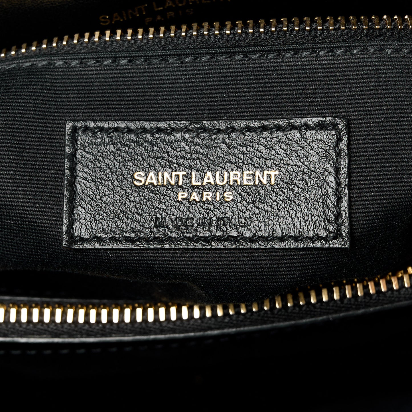 Calfskin Y Quilted Monogram Medium Loulou Chain Satchel Black
