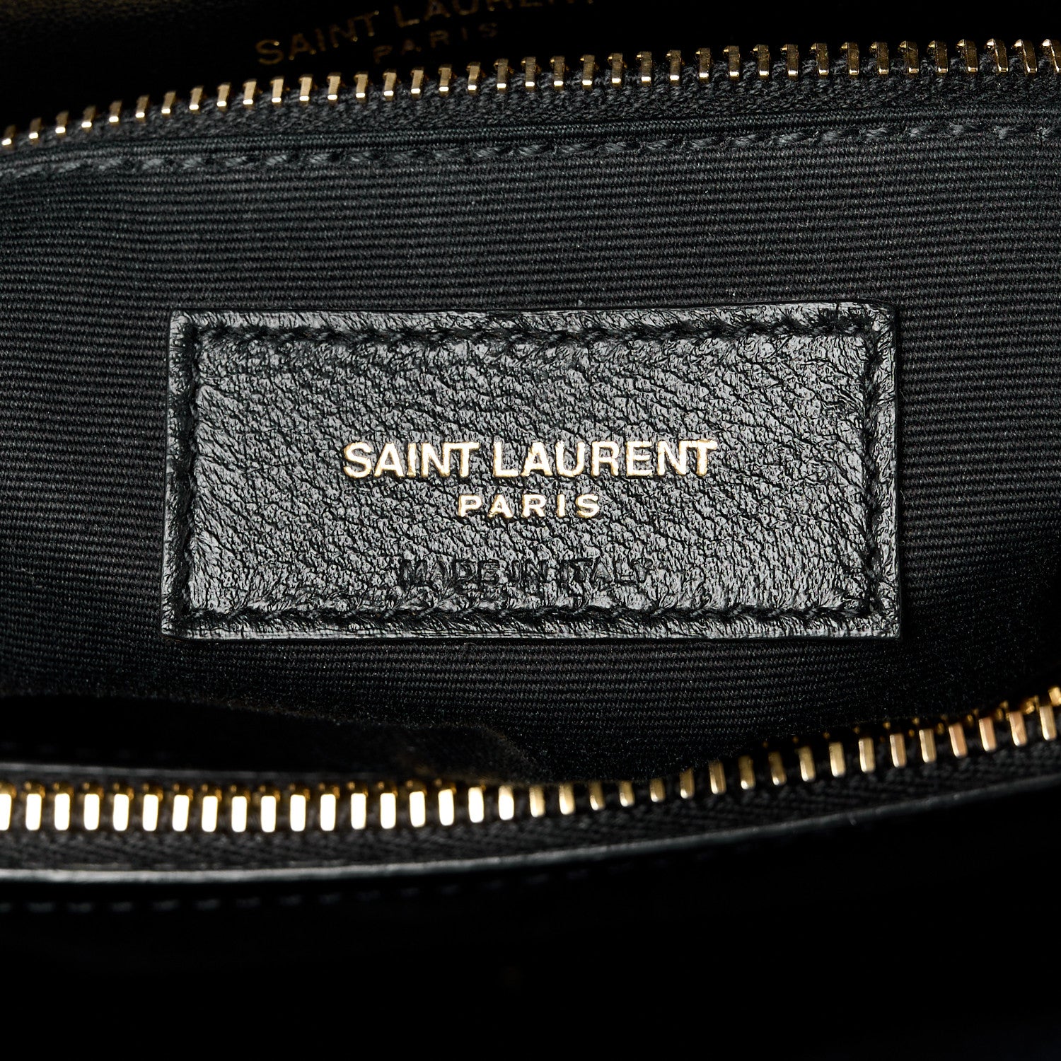 Saint Laurent Calfskin Y Quilted Monogram Medium Loulou Chain Satchel Black 7 of 13
